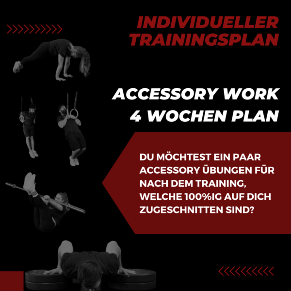 individueller Trainingsplan Accessory